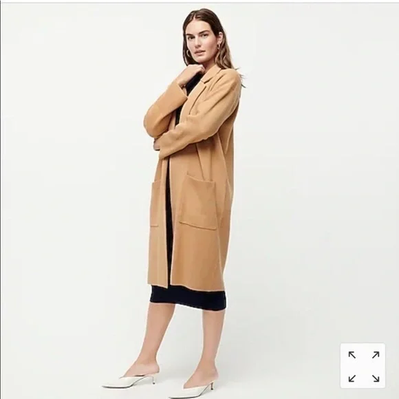 J.CREW Ella Open Front Long Sleeve Sweater Blazer NWT - Picture 4 of 10